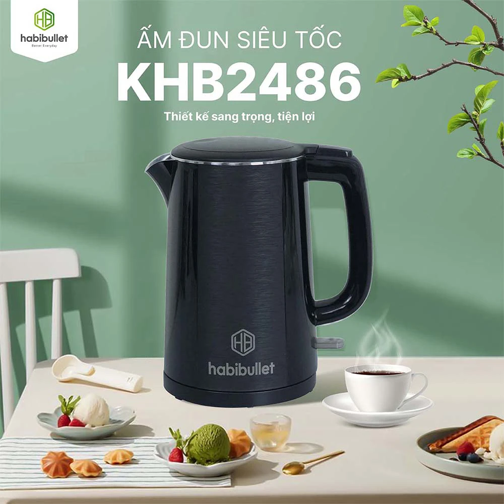 Ấm siêu tốc cao cấp Habibullet KHB2486